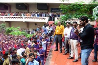 Nannu Dochukunduvate Movie Team at KIET College